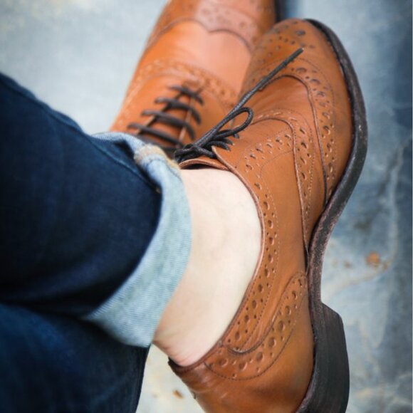 Skin and Threads Oxfords Brogues - Picture 1 of 6